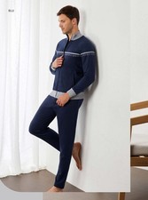 Tuta uomo full zip in cotone