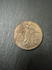 Regno d'Italia - Vittorio Emanuele III° moneta da 10 Cent. 1911 Cinquantenario
