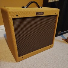 ?COME NUOVO? Amplificatore combinato chitarra Fender Blues Junior laccato tweed valve ~ Jensen