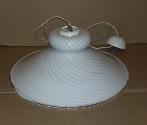 Lampadario vetro lavorato - lampadario,