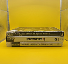 Sony PS3 Bundle 3 Giochi – God of War Steelbook + Prototype 2 Steelbook + Arthur