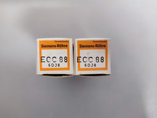 2x Siemens ECC88 / 6DJ8 Tubes