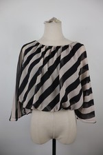 MARELLA MAGLIA BLUSA DONNA TG. S WOMAN CASUAL VINTAGE T-SHIRT TOP VOLANT LOGO