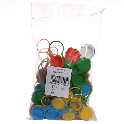 Tappi plastica con - 50, in