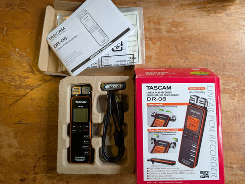 Tascam registratore pcm - dr-08,