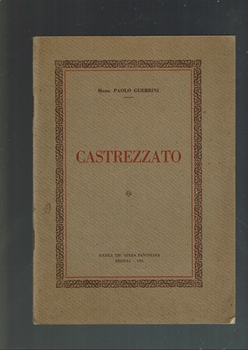 Castrezzato mons paolo - mons.,