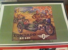 Stampa artistica sidecar moto
