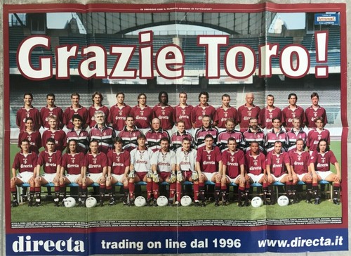 Poster torino calcio grazie - torino,
