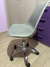 Sedia da Ufficio o Cameretta - Design Minimal - Grigio Chiaro