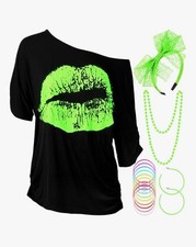 Accessori Costume Fluo Anni 80