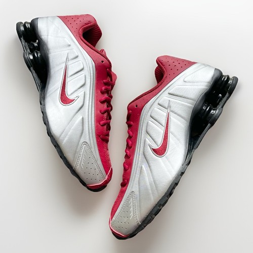 Nike shox metallic silver - r4,
