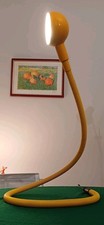 Lampada tavolo Valenti Hebi originale Isao Hosoe vintage anni 70 giallo tubo 150