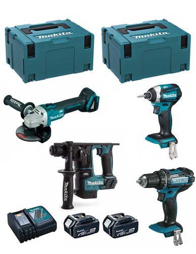 Makita kit 18v msl4p2 dhr171 - kit,