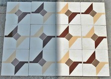 LOTTO VINTAGE N.12 MATTONELLE/PIASTRELLE 15X15 ANNI '70 MARAZZI MADE IN ITALY