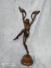 Scultura In Bronzo Ballerina Primo Periodo Art Decò Anni 20 Del XX° Secolo