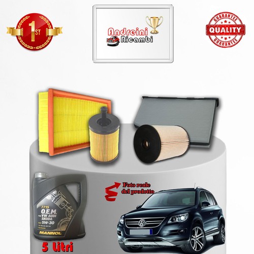 Kit tagliando filtri olio vw - kit,