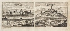 Lenti Zalaszengrot Zala Hungary Ungheria Peeters Bouttats acquaforte incisione su rame 1680