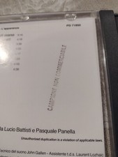 CAMPIONE NON COMMERCIABILE LUCIO BATTISTI L'APPARENZA CD NUMERO UNO ITALY OTTIMO
