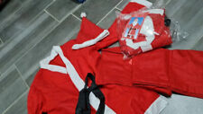 Costume Babbo Natale completo di Giacca, Pantalone, Barba e Cinturone tg. unica