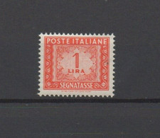1947 SEGNATASSE  **  1 LIRA   fil  RUOTA