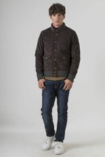 Giubbotto UOMO effetto pelle scamosciata MK69438 "MARKUP" Moro - Taglie S - L