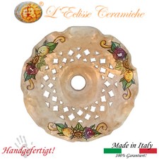 CHANDELIER IN KÜNSTLERISCHE KERAMIK VIETRI UND HAND DEKORIERT 100% ITALIEN