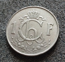 Monnaie Luxembourg 1 Franc