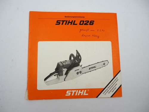 Motosega stihl 026 026w - motosega,