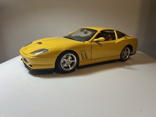 Maisto 1996 yellow ferrari 550 - maisto,