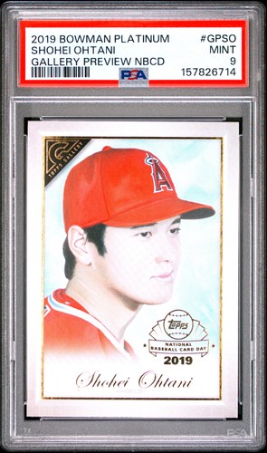 2019 bowman platinum - platinum, shohei