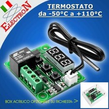 W1209 TERMOSTATO DIGITALE 5V o 12V  CONTROLLO TEMPERATURA -50°C 110°C RELE' BOX