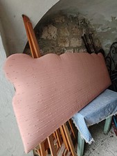 testiera a muro letto matrimoniale, struttura in legno, imbottitura e fodera