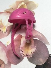 Accessori Barbie Vintage sport casco roller skate fucsia anni 80 anni 90