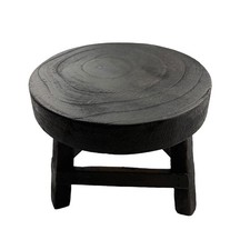 Sgabello decorativo in legno