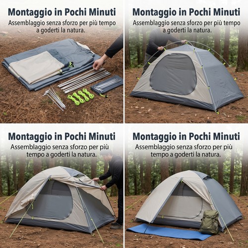 Tenda campeggio persone - 2,