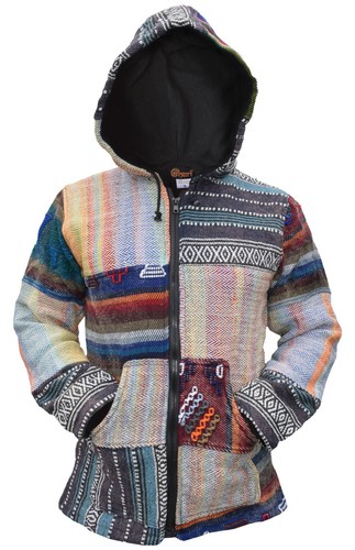 Giacca con cappuccio hippie - giacca,
