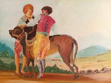 QUADRO DIPINTO AD OLIO SU TELA