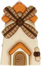 - Statuina Presepe Mulino a Vento - Decorazioni Natale Casa - Linea Presepe Clas