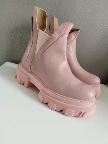Stivaletti pelle rosa - stivaletti, di