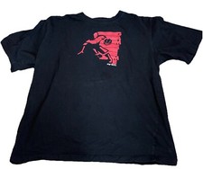 E 1 Maglietta Basket Uomo Grande Tempo di Gioco Nera e Rossa Sport Squadra Spirito