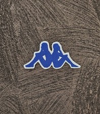 TOPPA PATCH Replica KAPPA Ricamata TERMOADESIVA O DA CUCIRE 10X5 CM Circa 