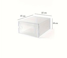 Scarpiera Scatola Scarpe  Plastica Organizer ARMADIO  Contenitore 1PZ