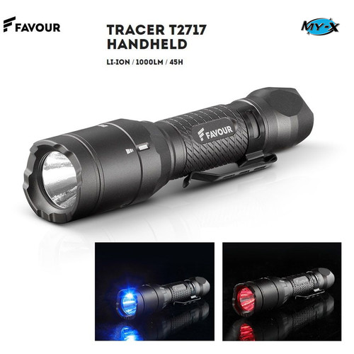 Torcia tattica 1000 - tattica, lumen