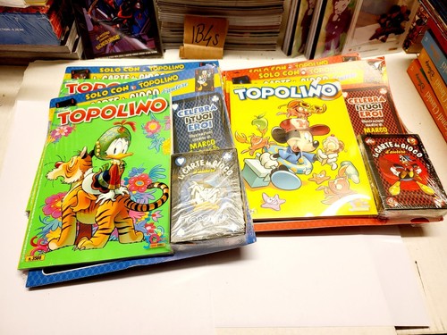 Topolino 3585 3586 - con, carte