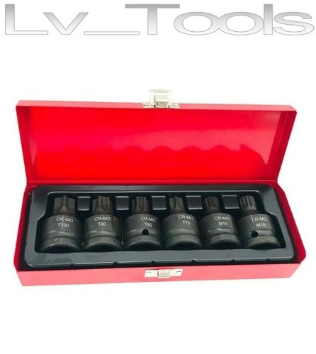 Chiavi bussola 6pz - bussola, torx