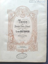 Spartiti musicali L. van