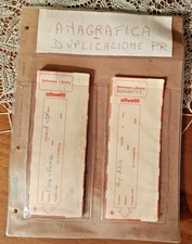 OLIVETTI SERVIZIO GESTIONE SOFTWARE LIBRARY SET CARTOLINE MAGNETICHE AUDIT 5 A5