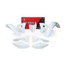 KIT PLASTICA HONDA CRF450X 19-20 / 250 19-21 BIANCO R-KITCRF-BN0-601