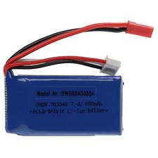 Batteria RC modellismo BEC 800mAh 7,4V