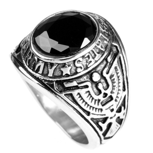 Anello vintage nero - anello,
